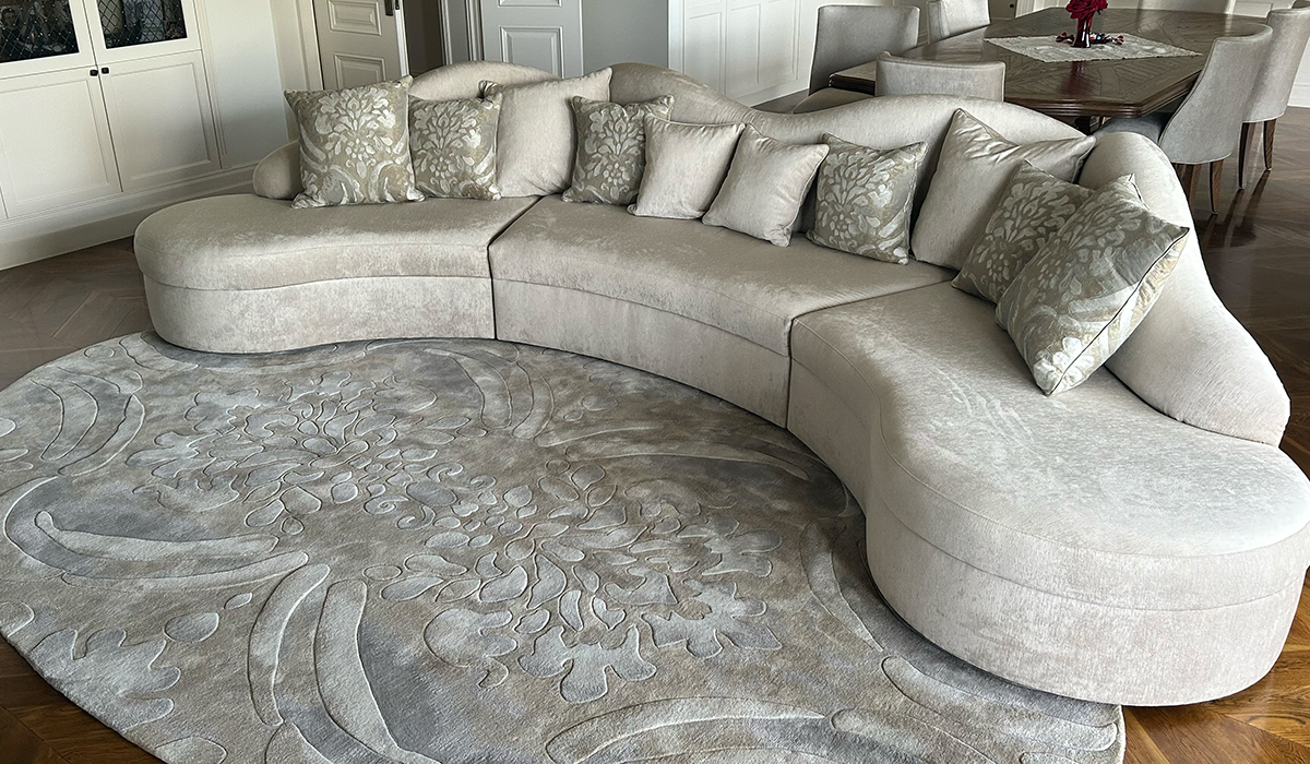 Luxury Curved Sofa: Custom Made for Your Space